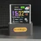 GeekMagic GIFTV Crystal Cube Photo affichage holographique bureau Station météo intelligente horloge