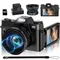 Fotocamere digitali 4K per fotografia Fotocamera Vlogging con zoom digitale 16X per YouTube