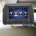 Universale 7 pollici poggiatesta per auto schermo monitor sedile posteriore intrattenimento lettore multimediale per AV USB SD MP4 MP5 FM nero