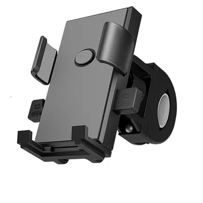 Universal 4-6.5inch Mobile Phone Holder Stand Bracket 360° View Mount For Motorcycle Bike Bicycle