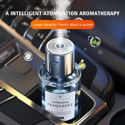 Car Ultrasonic Nano Atomization Fragrance Humidifier Auto Scent Air Odor Eliminator Long Universal