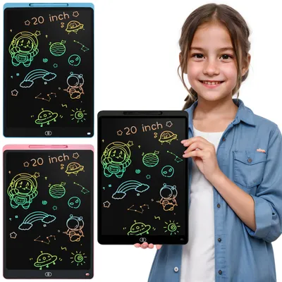 16/20 Inch Writing Board Drawing Tablet for Kids, Large Electronic Drawing Pad with Colorful Screen,