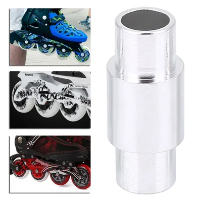 10pcs Aluminum Alloy 6mm Axles Roller Skate Shoes Bearing Spacer Slalom Skateboard Longboard Wheels