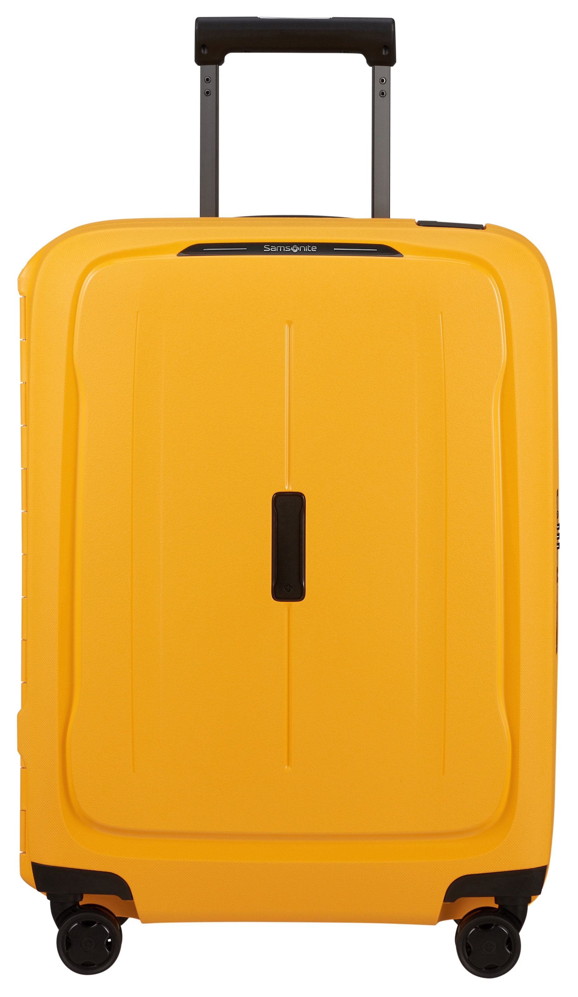Hartschalen-Trolley SAMSONITE "ESSENS, verschiedene Größen und Farben", Gr. B/H/T: 40 x 55 x 20 39, gelb (radiant gelb), Polypropylen, Strukturmuster, Koffer, Reisekoffer Hartschalenkoffer Koffer für Flugreisen TSA-Schloss Image