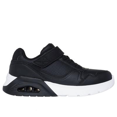 Skechers Boy's UNO Lite 2.0 - Pillar Duo Sneaker | Size 2.5 | Black/White | Synthetic/Textile | Machine Washable
