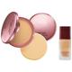 Invisible Finish Spf 8 Foundation, Shade 01, 25Ml And Primer Acne Prone With Matte Powder Light Coverage Foundation Compact, Ivory Cream, 9G,2 Count,Beige
