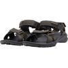 Sandale JACK WOLFSKIN "LAKEWOOD RIDE SANDAL M", Gr. 47, braun (cold coffee), Synthetik, Textil, sportlich, Schuhe