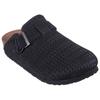 Clog SKECHERS "ARCH FIT GRANOLA TOO LATE", Damen, Gr. 38, schwarz, Textil, casual, Schuhe, Sabot, Flats mit Luxe Foam Ausstattung