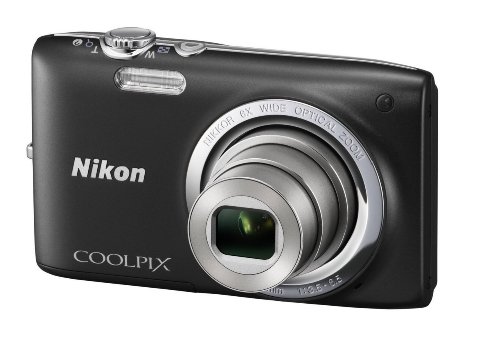 Nikon Coolpix S2700 Digital Camera 16 Megapixel 6x Optical Zoom 6.7 cm (2.7 Inch) TFT Display Black (Renewed)