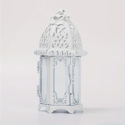 TEMU 1pc Moroccan Style Candle Lantern, Vintage Candle Holder For Events, Parties And Wedding Decor Image