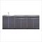 NewAge Outdoor Kitchens Aluminum Slate 4-Piece Outdoor Kitchen Set with Countertops
