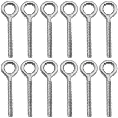 Packung mit 12 Ringschrauben M6 x 70 mm aus Edelstahl 304 – Ringgewindestangen als Image