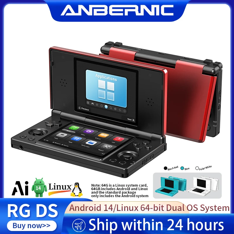 Anbernic RG DS Flip Handheld-Spielkonsole 4