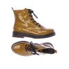Bugatti Damen Stiefelette, Gr. 39, orange, Kunstleder
