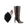 Peter Kaiser Damen Stiefel, Gr. 4.5, beige, kein Etikett