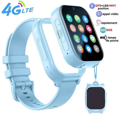 4G Kinder Smartwatch SOS GPS Standort Tracker Smart Uhr Für Kind Sim Karte HD Video Anruf Kamera Wasserdichte Smartwatch für Kinder
