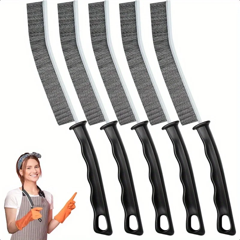 Multipack Haushaltsreinigungsbürste Multifunktionale dünne Bürsten Griff Ergonomisches Badezimmer Schrubben Heizkörper Fugenreinigung Image