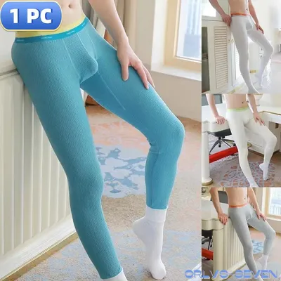 1 pc Männer Thermo Unterwäsche Hosen Sport Workout Sport Baumwolle weiche Leggings Strumpfhosen warme Form hose Winter Bottom Hose Image