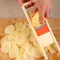 Kartoffelschneider, geschnittenes Kartoffelgitter, Artefaktgitter, Wischgitter, Messer, Gemüseschneider, Wellenmesser, geschnittene Blumenmesser, Gadgets, Zubehör