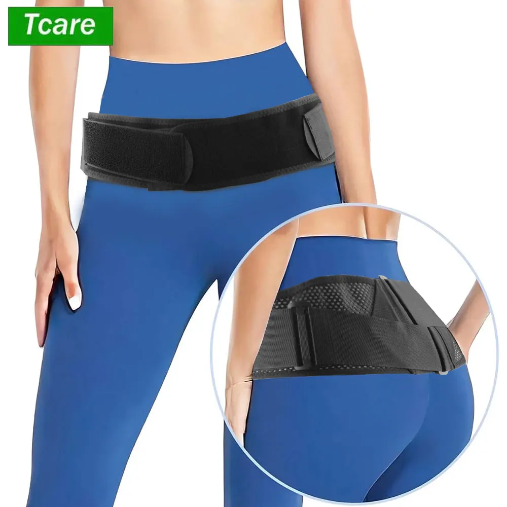 Sacroiliac SI Joint Hüftgurt für Damen und Herren – verstellbare Kompressions-Beckengurt-Hüftstütze für SI Joint Dysfunktion Image