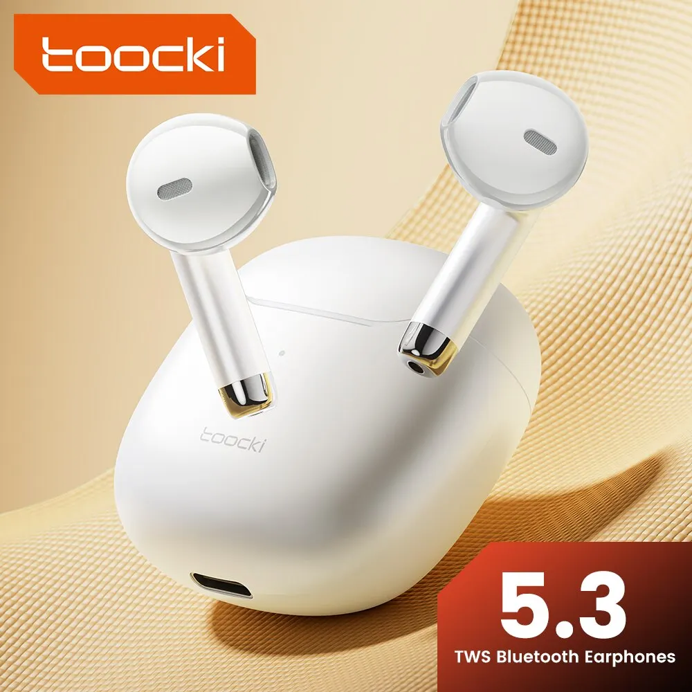Toocki drahtlose Bluetooth-Kopfhörer Bluetooth 5,3 Tws Kopfhörer ipx4 wasserdichte Mini-Ohrhörer für Xiaomi Huawei Redmi alle Telefon Image