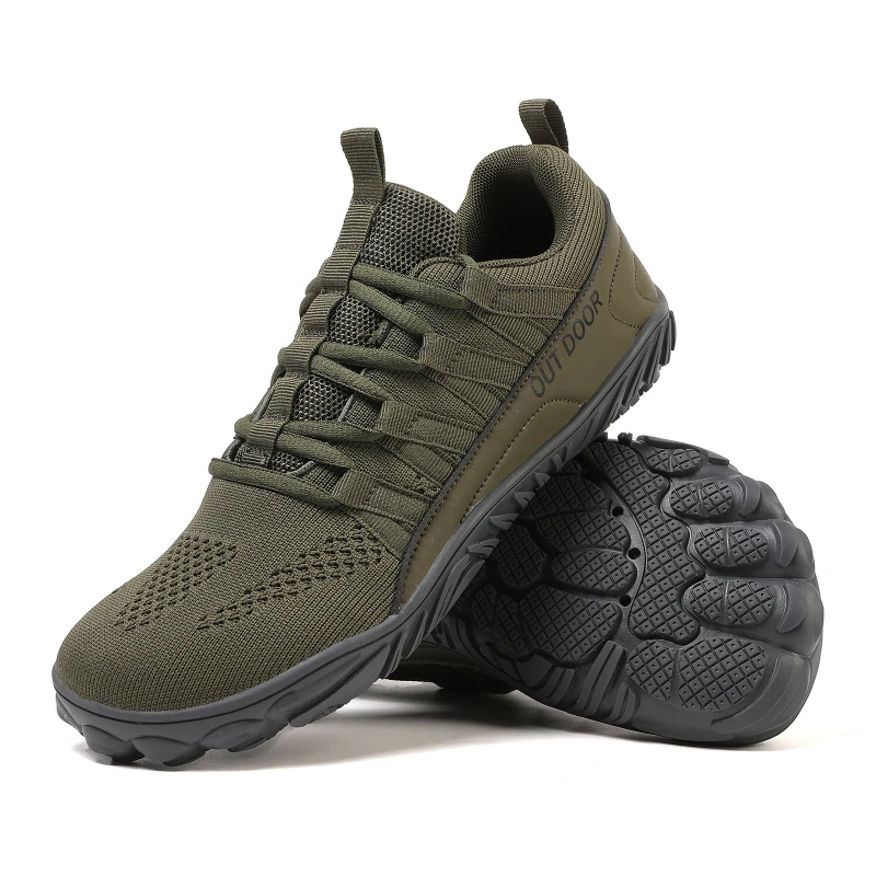 Neue männer Schuhe Breiter Wanderschuhe Mesh Barfuß Herren Casual Schuhe Leichte Breite Zehen Schuh Outdoor Plus Größe Männliche Turnschuhe