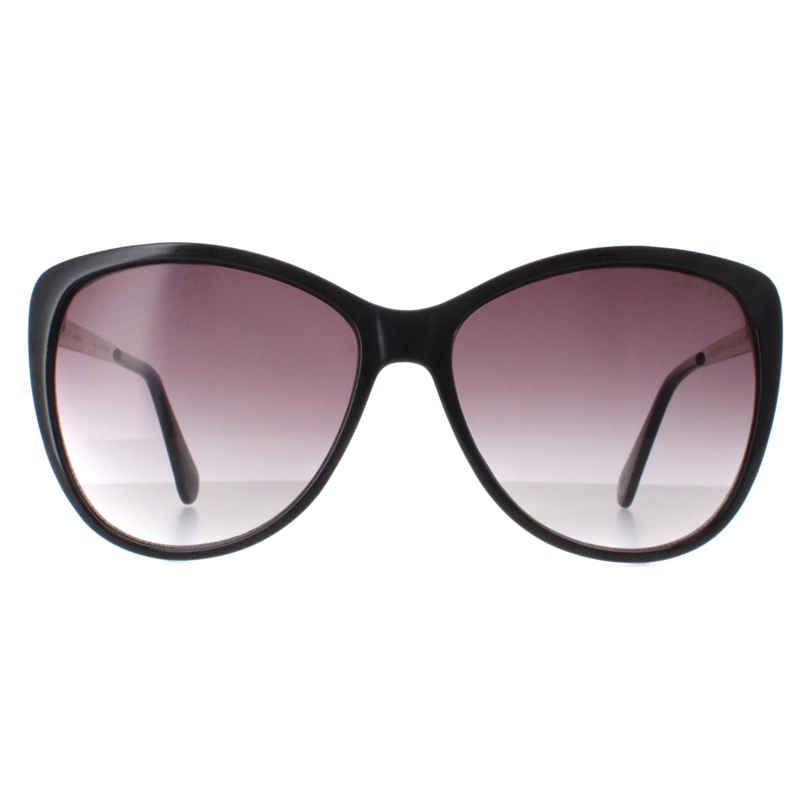 Radley Gwyneth 104 glÃ¤nzend schwarz lila Sonnenbrille Image