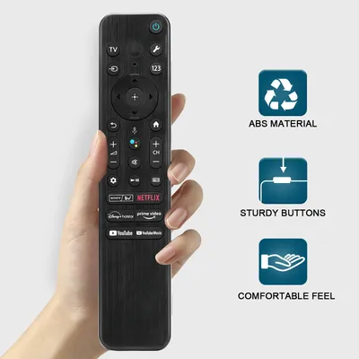 Sony 2024 Rmf-Tx820U Remote Control for 2024 Sony Tvs with Voice Search and Cleanable Case