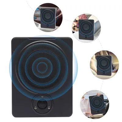 8 Inch Subwoofer, Subwoofer Car Audio, 600 Watt Active Powered Car Audio Amplifier Pure Bass, for