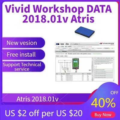 2024 Hot Arrival Vivid Workshop DATA 2018.01v( (Atris-Technik) Europe Automotive repair software