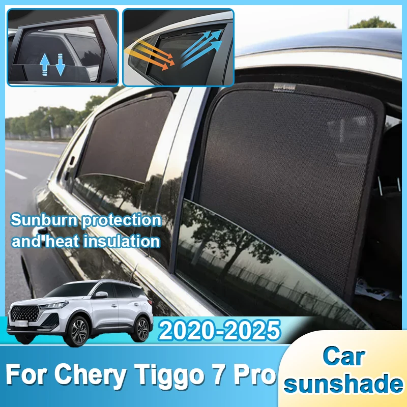 Per Chery Tiggo 7 Pro Fownix Ebro 7 S700 Xcite X-Cross Sportequipe 6 DR 6.0 2020-2025 2021 Maglia Parasole Visiera Accessori Auto