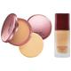 Invisible Finish Spf 8 Foundation For Acne Prone Skin, Shade 01, 25Ml And Light Coverage Primer With Matte Powder Foundation Compact, Silky Golden, 9G, 2 Count