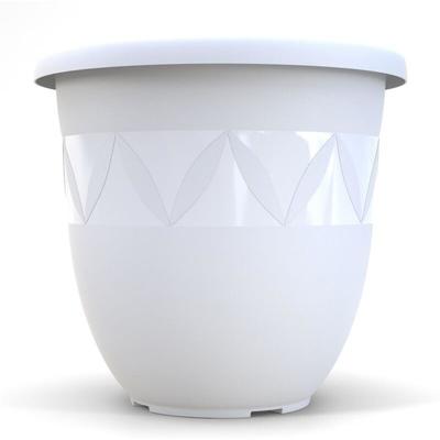 Blumentopf 18 cm Durchmesser in Weiss Image