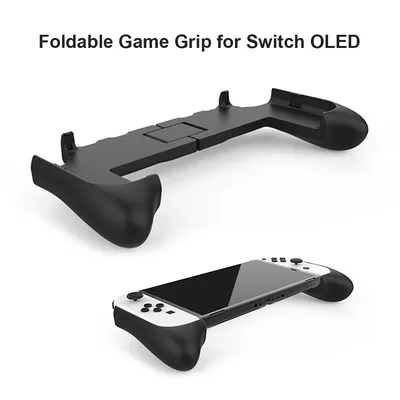 Abs Handgriff ständer für Nintendo Switch oled faltbare harte abs ergonomische Griff halter Image