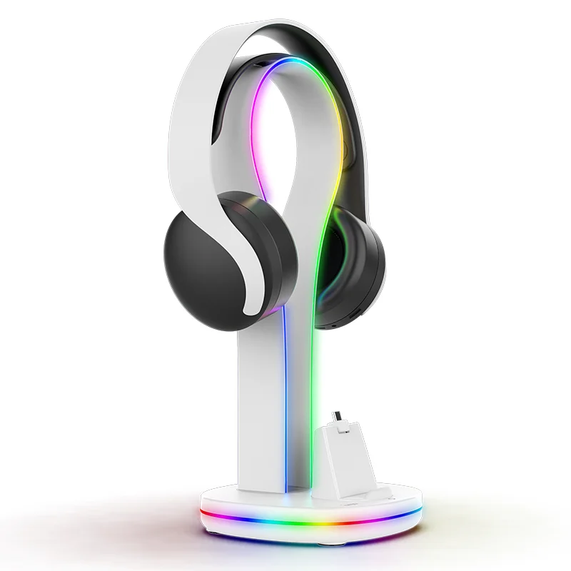 IPEGA Ladestation für PS Portal Handheld-Konsole mit Headset-Ständer, magnetischem Lademodus und RGB-Licht-Touchpad PG-P5P23 Image