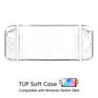 Custodia protettiva morbida trasparente in TPU, ideale per gli accessori della console OLED Nintendo Switch