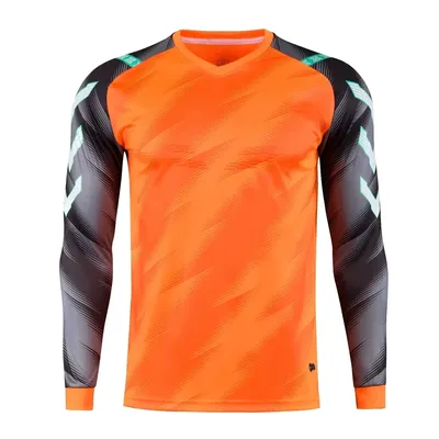 Men Kids Boys Elbow Protective Goalkeeper Uniforms Football Jersey Shirts Sponge Protector Soccer