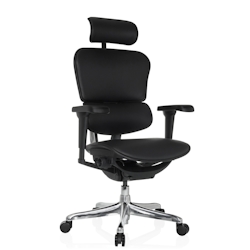 Bürostuhl / Chefsessel ERGOHUMAN ULTRA L GEN2 Leder schwarz hjh OFFICE Image
