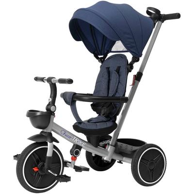 Dreirad CHICCO "TOY Trike 4 in 1", schwarz, Dreiräder, Kinder, Metall, Kunststoff
