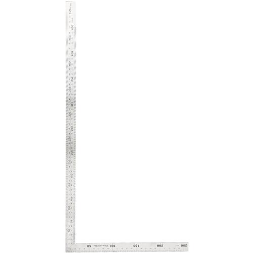 Lycxames - 500 x 250 mm Edelstahl 90 Grad rechtwinkliges Lineal Quadrat Messwerkzeug (02)