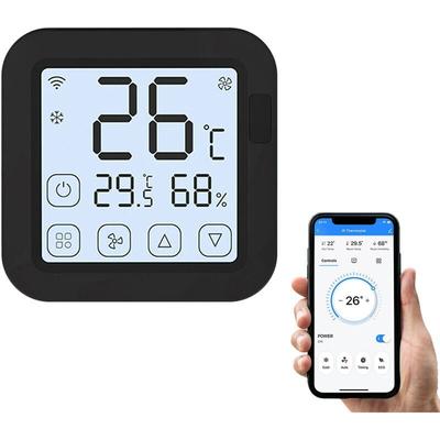 Tuya Smart Wifi IR-Klimaanlagenregler-Thermostat mit LCD-Bildschirm, App-Steuerung, Temperatur- und Image