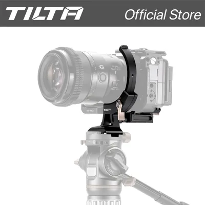 TILTA Adjustable Vertical Camera Support Bracket Black quick switching For Sony Fuji Nikon Canon camera lenses TA-VSB-SN-B
