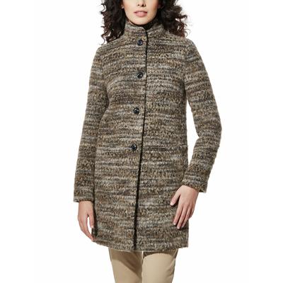 Walbusch Damen Wollflauschmantel Multicolor Grau mehrfarbig Image