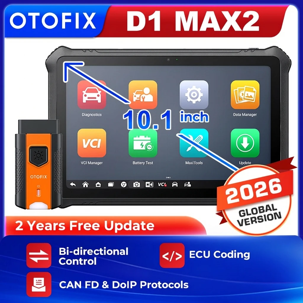 OTOFIX D1 Max2 Bidirektionaler Scanner Kfz-Diagnosegerät ECU-Codierung DoIP & CANFD 2 Jahre Update Verbessertes Modell von D1 PROS Image