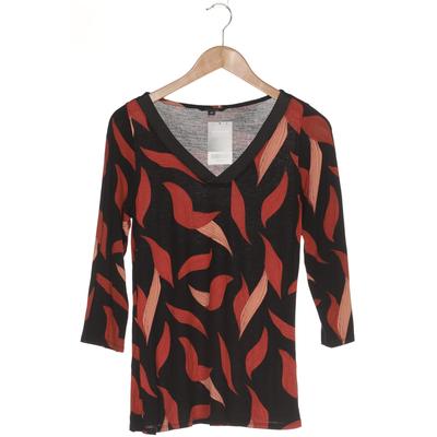Comma Damen Langarmshirt, Gr. 40, schwarz, Elasthan, Synthetik, Viskose Image