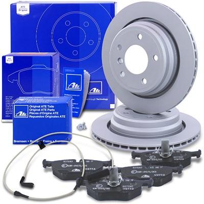 Ate Bremsscheiben+Bremsbeläge+VWK Hinten Belüftet für BMW Image