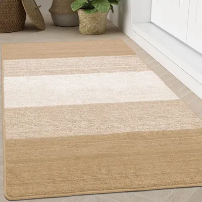 HAPIHAPPY Door Mat New Plush Non-Slip Foot Mat Indoor Foot Mat Soft Home Rubber Door Mat Absorbent