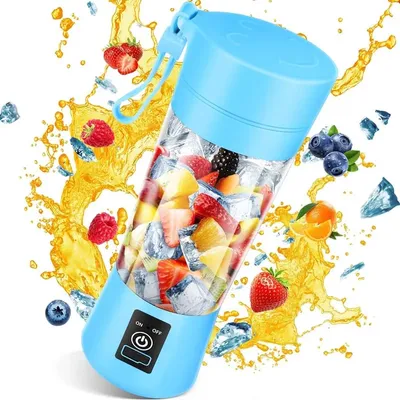 Hot sell Portable Personal Juicer Cup Household Mini Fresh Fruit Mixer USB Rechargeable Electric