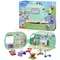 Hasbro Peppa Pig Roulotte Playset per ragazze e ragazzi 3 figure e 6 accessori Casa da gioco per