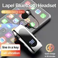K55 Lavalier Business Bluetooth 5.2 cuffie Talk/Music Time 20 ore, Display digitale a LED, auricolari Wireless con cancellazione Noice